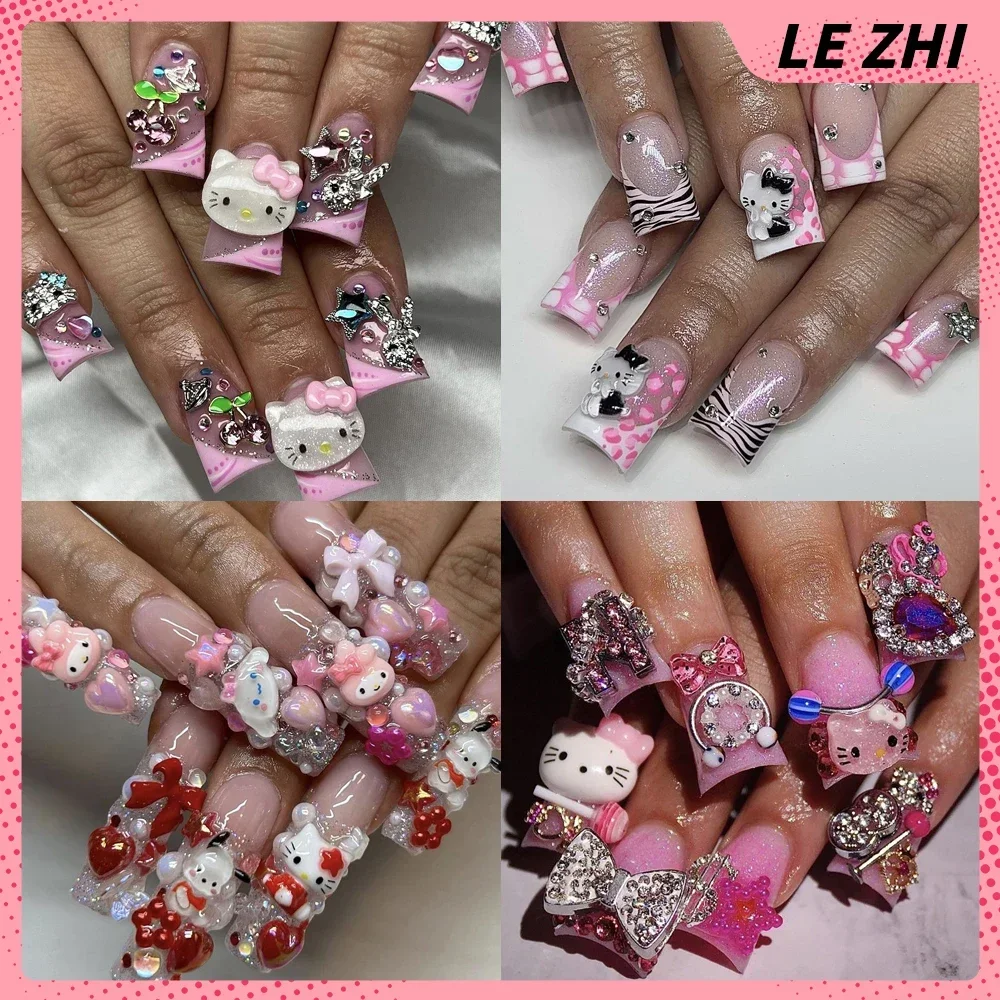 KT Mymelody Pink Fake Nail Art Y2K Spice Girl Xl Duckbill Diamond Bow Customizable Handmade Party Nail Sticker
KT Mymelody Pink Fake Nail Art Y2K Spice Girl Xl Duckbill Diamond Bow Customizable Handmade Party Nail Sticker