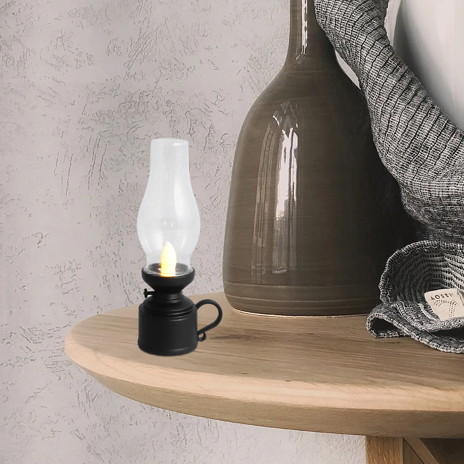 Electronic Lamp Vintage Decor Small White Plastic Oil Centerpiece for Christmas Halloween Outdoor Camping
Electronic Lamp Vintage Decor Small White Plastic Oil Centerpiece for Christmas Halloween Outdoor Camping