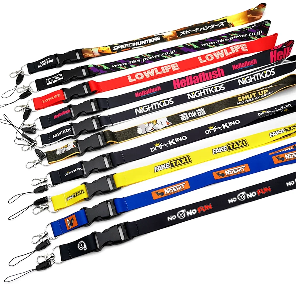 JDM Racing Car Lanyard Key Mobile ID Card Hanging Strap Quick Release Neck Lanyards For HKS Initial D NOS Spoon FAKE TAXI LUCKY
JDM Racing Car Lanyard Key Mobile ID Card Hanging Strap Quick Release Neck Lanyards For HKS Initial D NOS Spoon FAKE TAXI LUCKY