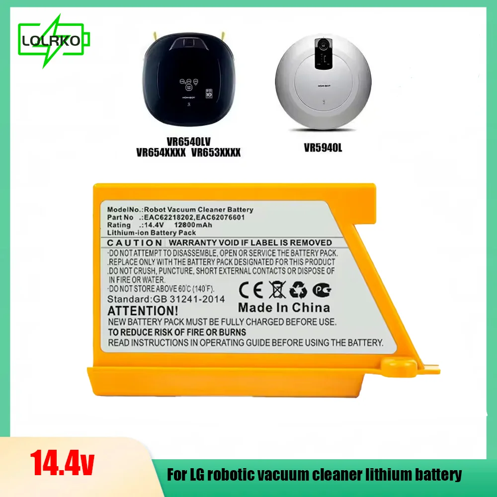 Sweeping Mopping Robot Vacuum Cleaner battery For LG VR65720LVMP VR65715LVM EAC62218205 VR66750LVWP EAC60766107 AGM30061001
Sweeping Mopping Robot Vacuum Cleaner battery For LG VR65720LVMP VR65715LVM EAC62218205 VR66750LVWP EAC60766107 AGM30061001