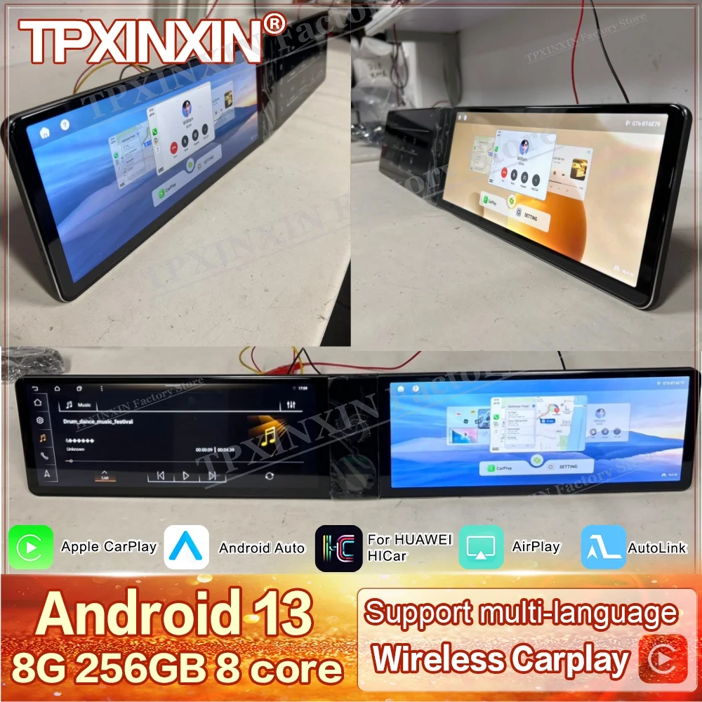 Android 13 Auto For Audi A6 A6L 2013~2018 Dual Screen Interaction Multimedia GPS Navigation Car Radio Stereo Receiver Head Unit
Android 13 Auto For Audi A6 A6L 2013~2018 Dual Screen Interaction Multimedia GPS Navigation Car Radio Stereo Receiver Head Unit