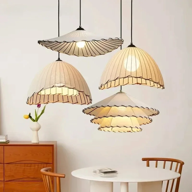 Scandinavian Fabric Pendant Light for Bedroom Dining Room Restaurant Living Room Office Homestay Indoor Lighting Fixtures
Scandinavian Fabric Pendant Light for Bedroom Dining Room Restaurant Living Room Office Homestay Indoor Lighting Fixtures