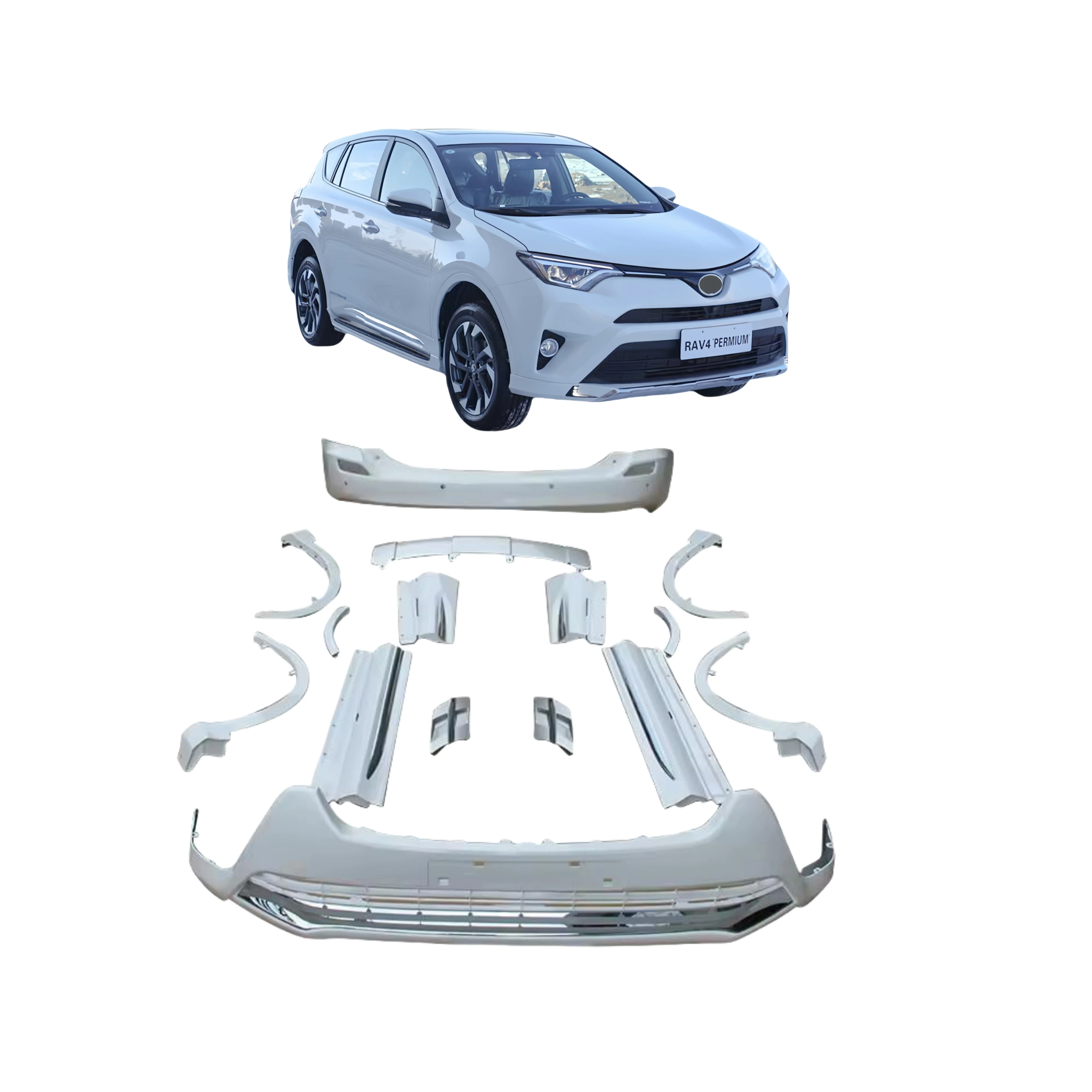 Автоматические комплекты кузова Vstar для Toyota RAV4 2019, бамперы, модифицированные аксессуары в премиум-стиле
Автоматические комплекты кузова Vstar для Toyota RAV4 2019, бамперы, модифицированные аксессуары в премиум-стиле