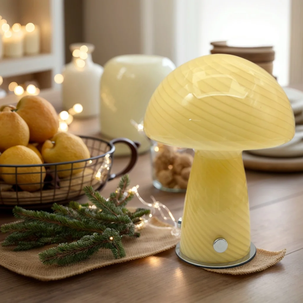 Cream Mushroom Lamp Birthday Gift Cozy Home Bedroom Night Light Girls Creative Decor Ambient Lighting
Cream Mushroom Lamp Birthday Gift Cozy Home Bedroom Night Light Girls Creative Decor Ambient Lighting