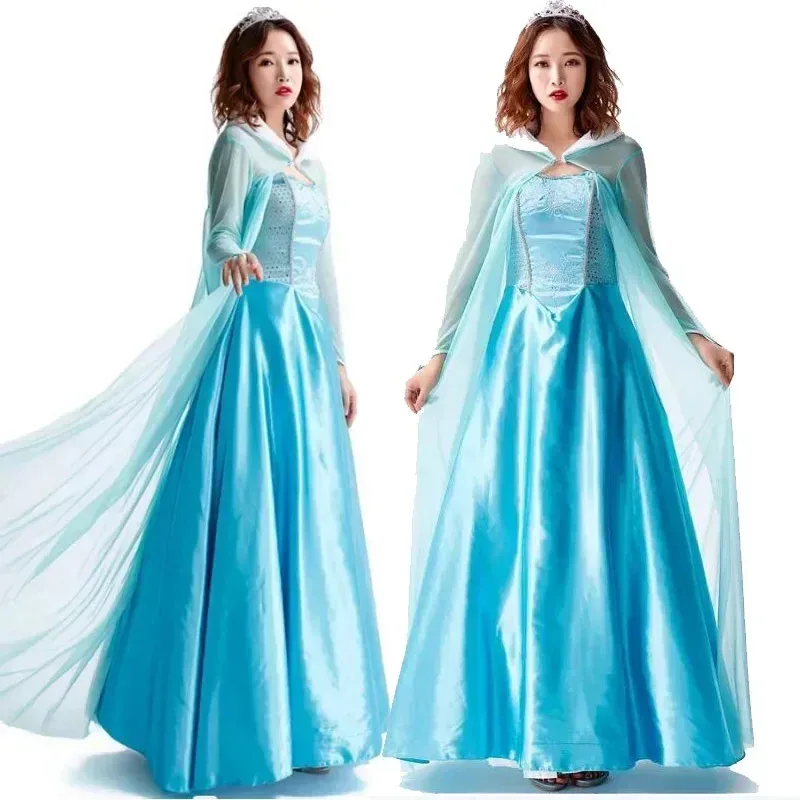 Frozen Halloween Anime Cosplay Costume Blue Cute Princess Belle Adult Fairytale Long Gown Costume Women Halloween Fancy Dress
Frozen Halloween Anime Cosplay Costume Blue Cute Princess Belle Adult Fairytale Long Gown Costume Women Halloween Fancy Dress