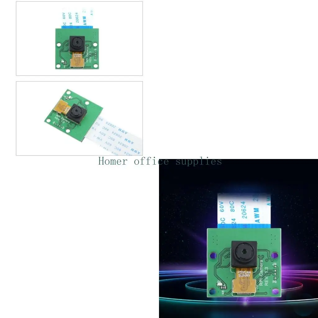 K43B Mini Camera Module 5MP 1080p Webcam Module Support OV5647 with Ribbon Cable Replacement for RPi 2/4/3B+
K43B Mini Camera Module 5MP 1080p Webcam Module Support OV5647 with Ribbon Cable Replacement for RPi 2/4/3B+