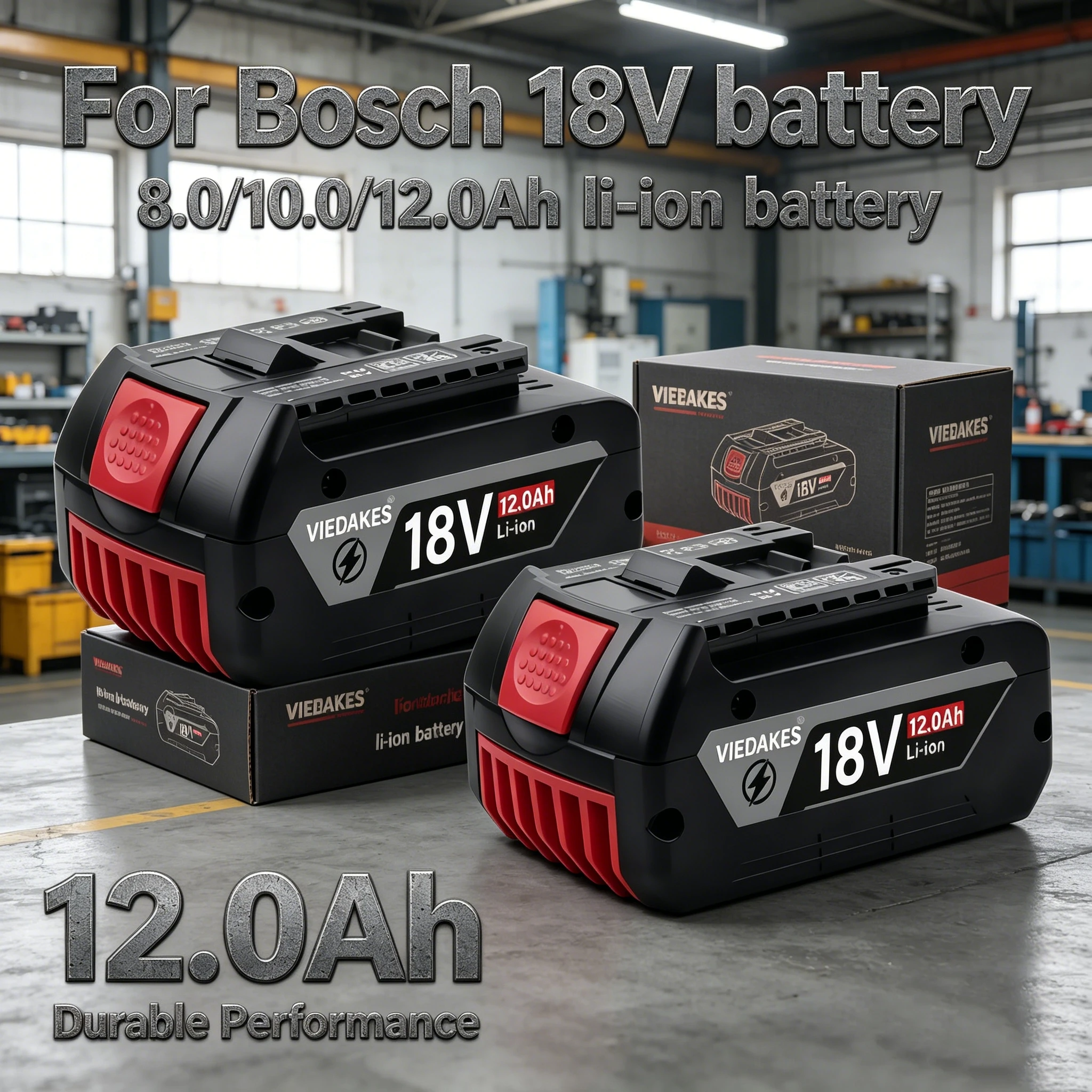 For Bosch 18V 12.0Ah Rechargeable Battery Portable Backup Power Tool BAT609 BAT609G Battery for Bosch 8.0Ah with Indicator Light
For Bosch 18V 12.0Ah Rechargeable Battery Portable Backup Power Tool BAT609 BAT609G Battery for Bosch 8.0Ah with Indicator Light
