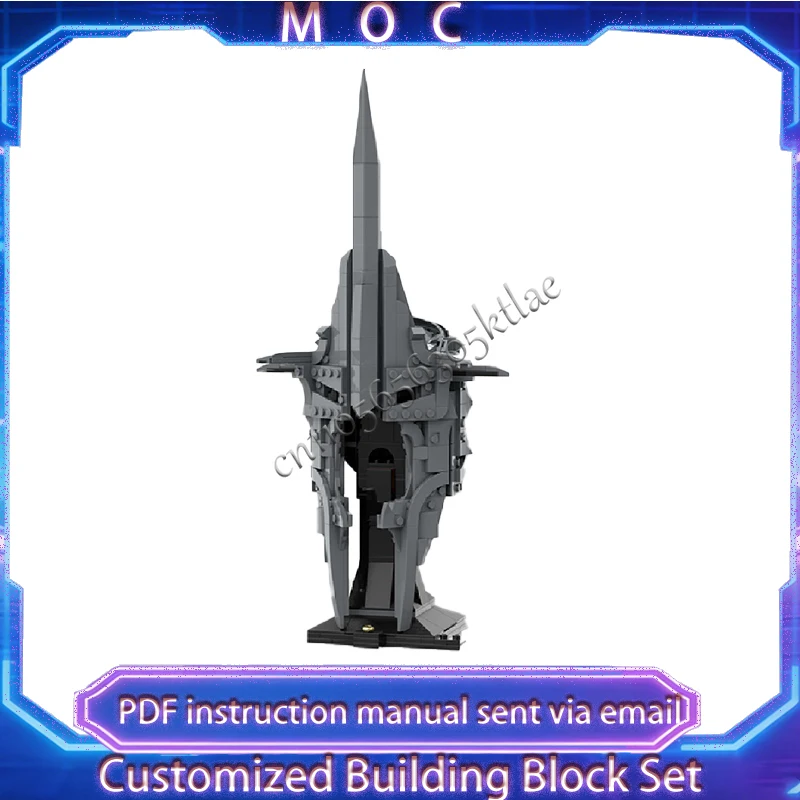 478 PCS Customize Series Witch-King's Helmet Alternate Of 11373 Sauron's Helmet MOC Building Block Model Children Toy Xmas Gift
478 PCS Customize Series Witch-King's Helmet Alternate Of 11373 Sauron's Helmet MOC Building Block Model Children Toy Xmas Gift