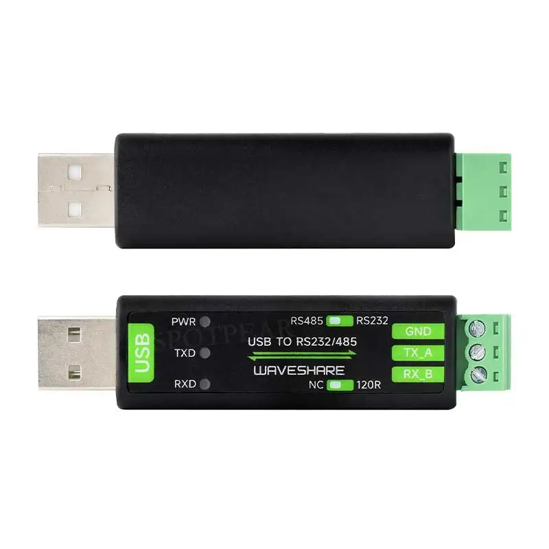 Industrial USB TO RS232/485 Serial UART Converter FT232RNL Portable Compact Size
Industrial USB TO RS232/485 Serial UART Converter FT232RNL Portable Compact Size
