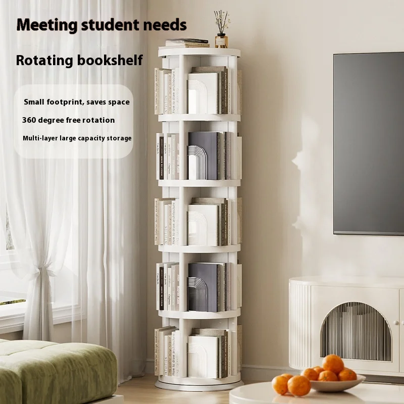 Cabinets Bedroom White Bookcase Display Shelves Mobile Rotating Bookcase Organizer Round Estante Para Livros Modular Furnitures
Cabinets Bedroom White Bookcase Display Shelves Mobile Rotating Bookcase Organizer Round Estante Para Livros Modular Furnitures