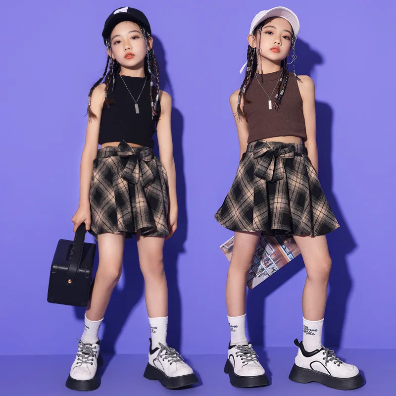Kids Jazz Dance Costumes Cool Street Vest + Skirt 2pcs Girls Dance Performance Suits Children's Hip Hop Catwalk Stage Clothes
Kids Jazz Dance Costumes Cool Street Vest + Skirt 2pcs Girls Dance Performance Suits Children's Hip Hop Catwalk Stage Clothes