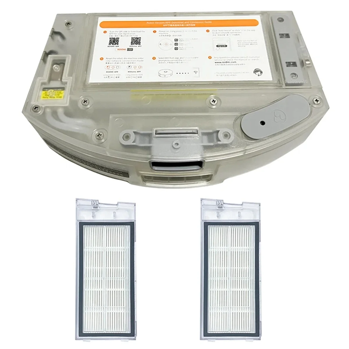 Запасные части для робота-пылесоса ROIDMI EVE Plus, пылесборник с электрическим управлением, резервуар для воды, аксессуары для фильтра Hepa
Запасные части для робота-пылесоса ROIDMI EVE Plus, пылесборник с электрическим управлением, резервуар для воды, аксессуары для фильтра Hepa