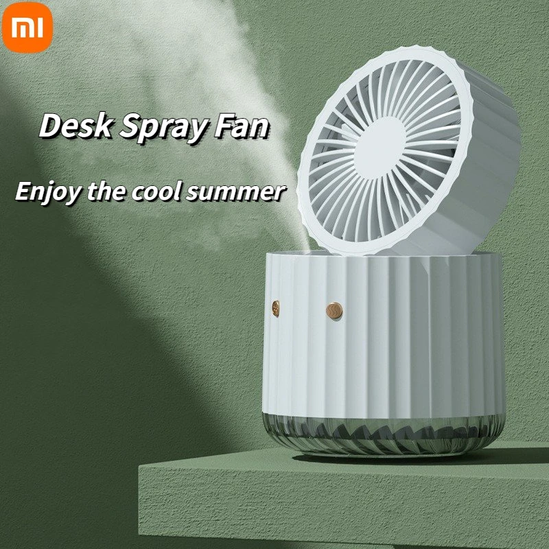 Xiaomi Desktop Mini Spray Fan Portable Type-C Rechargeable Cooler Fans Office Home Three Mode Large Wind Cooling Electric Fan
Xiaomi Desktop Mini Spray Fan Portable Type-C Rechargeable Cooler Fans Office Home Three Mode Large Wind Cooling Electric Fan