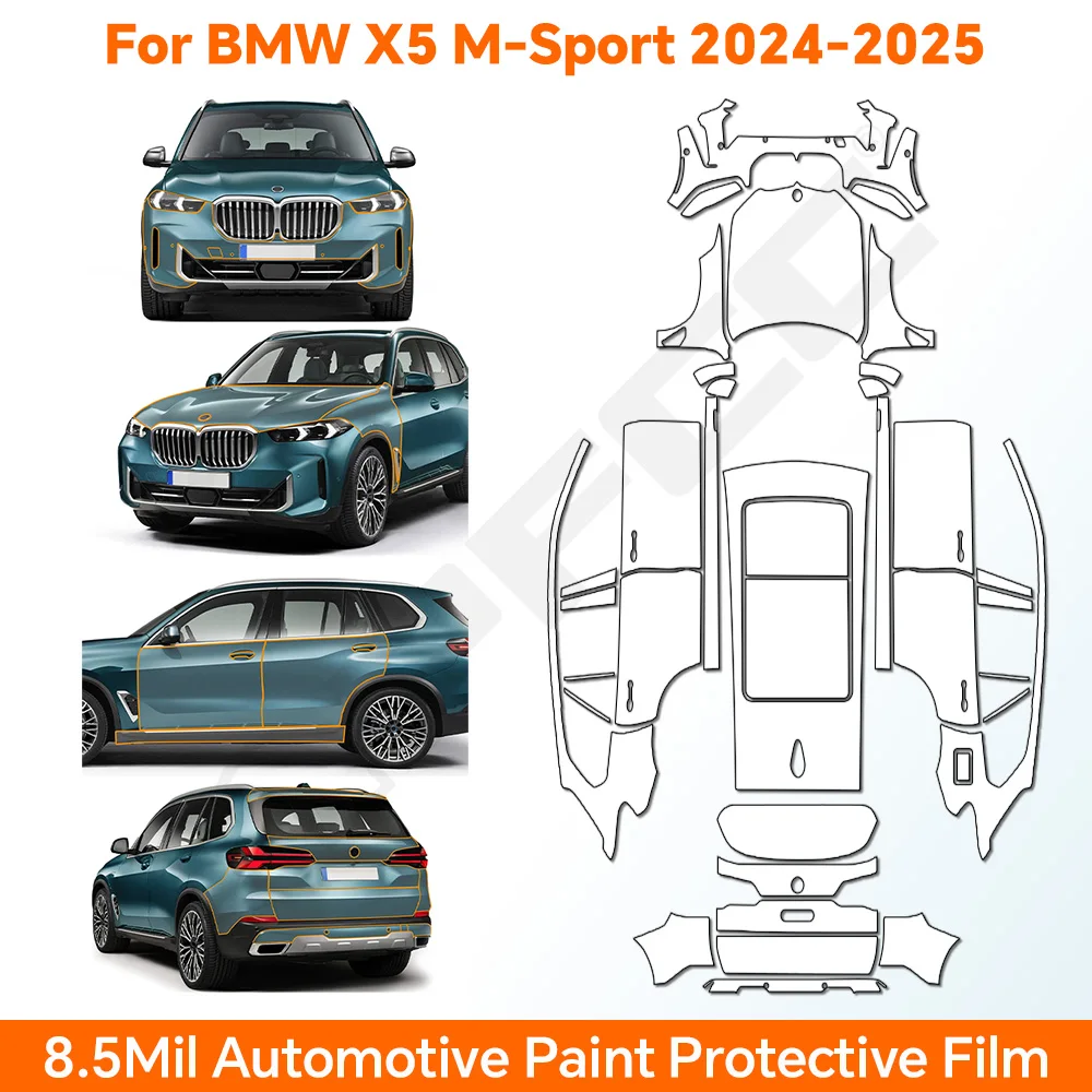 9Mil TPU Clear Bra Precut PPF Anti Scratch Self Healing Car Paint Protection Film For X5 M Sport 40 50 M60 2024-2025
9Mil TPU Clear Bra Precut PPF Anti Scratch Self Healing Car Paint Protection Film For X5 M Sport 40 50 M60 2024-2025