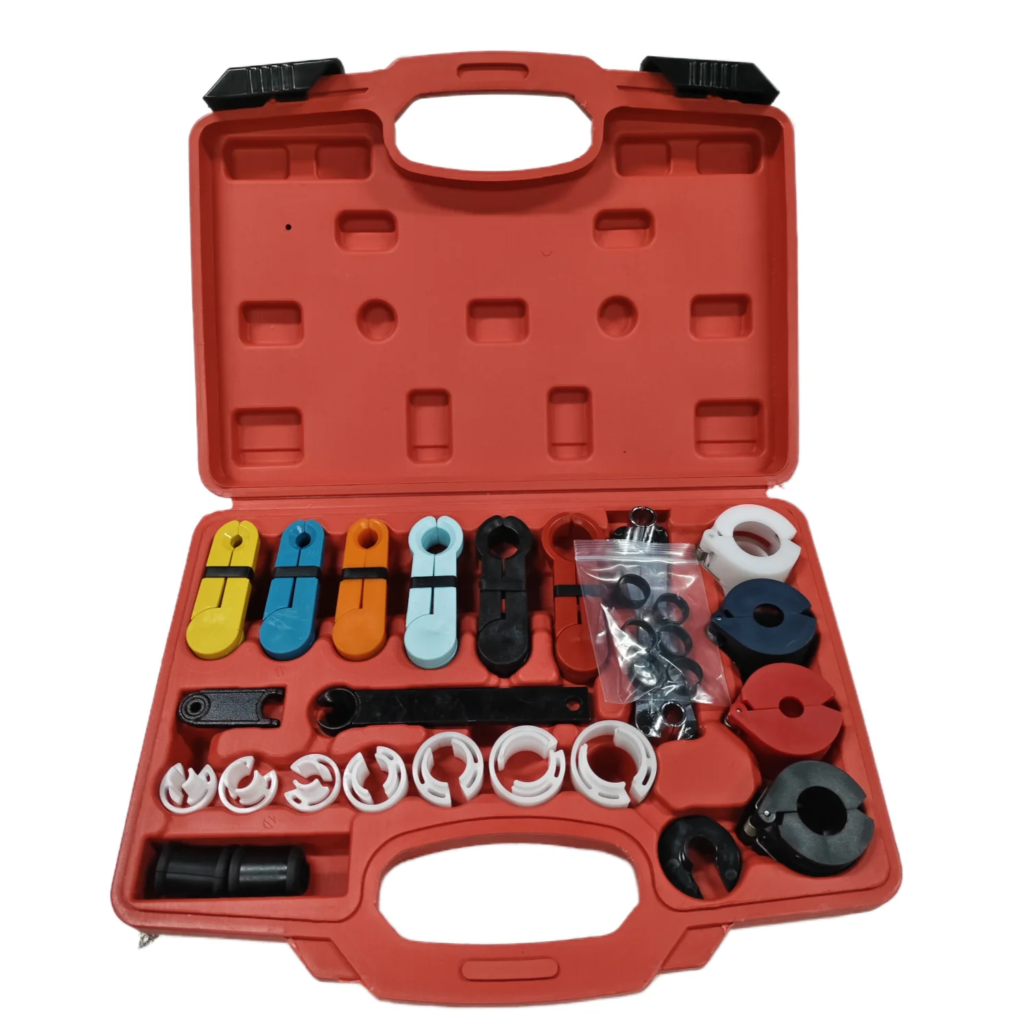 Quick Disconnect Tool Kit for Air Conditioning Fuel And Transmission Systems Compatible with Ford Chevrolet General Motors
Quick Disconnect Tool Kit for Air Conditioning Fuel And Transmission Systems Compatible with Ford Chevrolet General Motors