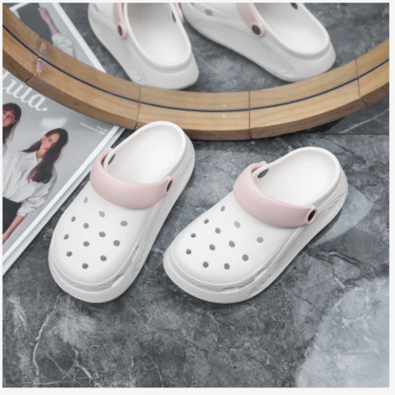2026 new summer women's perforated shoes with anti slip EVA sandals for external wear
2026 new summer women's perforated shoes with anti slip EVA sandals for external wear