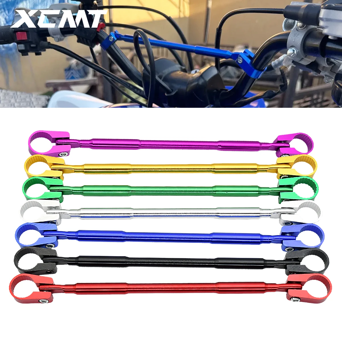 22mm Alloy Aluminum Motorcycle Accessories Handlebar Brace Crossbar Modified Strengthen Handle Bar Clamp Balance Beam Cross
22mm Alloy Aluminum Motorcycle Accessories Handlebar Brace Crossbar Modified Strengthen Handle Bar Clamp Balance Beam Cross