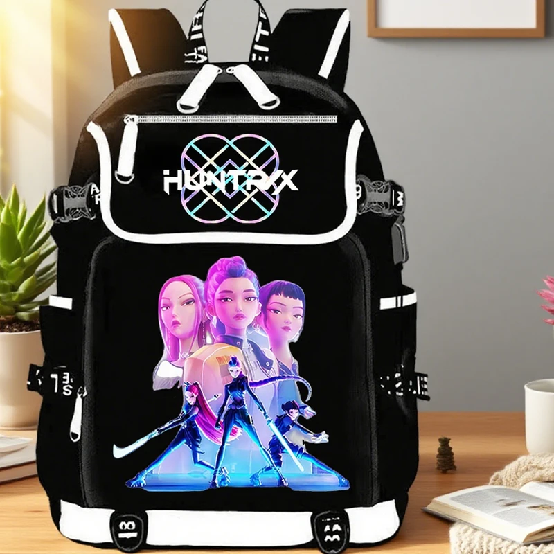 Kpop Demon Hunters Backpack cool Girls Boy Student Teenager Rucksack Children's School Bags Large Capacity Travel Knapsack gift
Kpop Demon Hunters Backpack cool Girls Boy Student Teenager Rucksack Children's School Bags Large Capacity Travel Knapsack gift