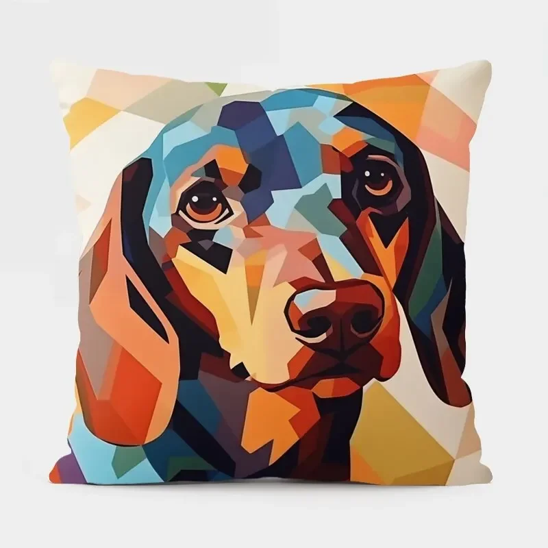 Cute Dog Throw Cushion Cover 45cmX45cm Zipper Pillowcase Double-sided Printed Pillow Cover Home Bedroom Living Room Decor
Cute Dog Throw Cushion Cover 45cmX45cm Zipper Pillowcase Double-sided Printed Pillow Cover Home Bedroom Living Room Decor