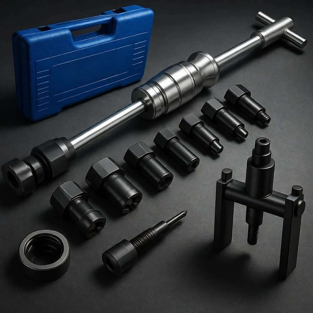 12pcs Motorcycle Blind Hole Bearing Puller Set Internal Extractor with Slide Hammer 2-Jaw Puller Expandable Collets 8-32MM
12pcs Motorcycle Blind Hole Bearing Puller Set Internal Extractor with Slide Hammer 2-Jaw Puller Expandable Collets 8-32MM