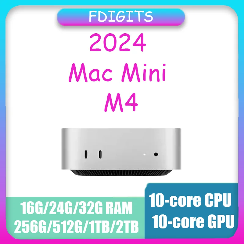Мини-настольный компьютер Mac 2024 с чипом M4, 10-ядерный процессор, 10-ядерный графический процессор, 16 ГБ/32 ГБ ОЗУ, 256 ГБ/512 ГБ/1 Т/2 ТБ SSD-накопитель, гигабитный.
Мини-настольный компьютер Mac 2024 с чипом M4, 10-ядерный процессор, 10-ядерный графический процессор, 16 ГБ/32 ГБ ОЗУ, 256 ГБ/512 ГБ/1 Т/2 ТБ SSD-накопитель, гигабитный.