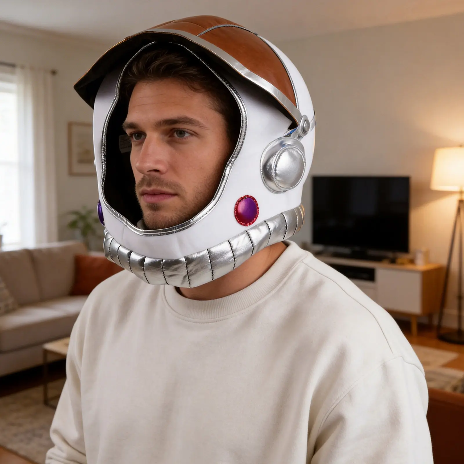 Astronaut Theme Hat for Men Women Children Costume Accessory Party Wear Dress Up Event Birthday Celebration Gear
Astronaut Theme Hat for Men Women Children Costume Accessory Party Wear Dress Up Event Birthday Celebration Gear