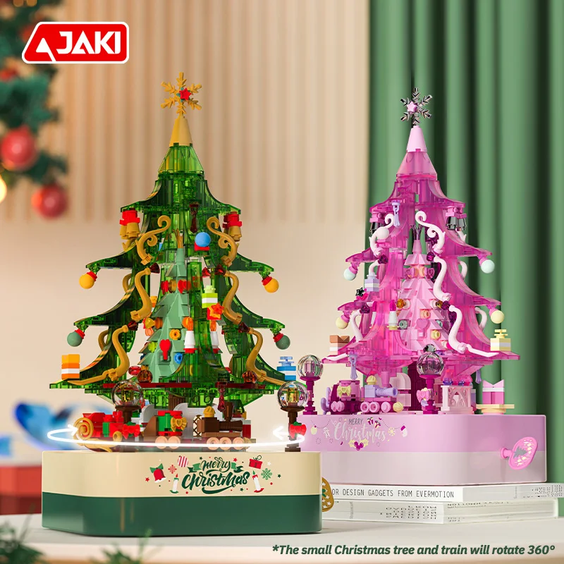 JAKI Christmas Tree Mini Santa Claus Music Box Building Blocks Micro Bricks Building Block DIY Bricks Toys Adult New Year Gift 
JAKI Christmas Tree Mini Santa Claus Music Box Building Blocks Micro Bricks Building Block DIY Bricks Toys Adult New Year Gift