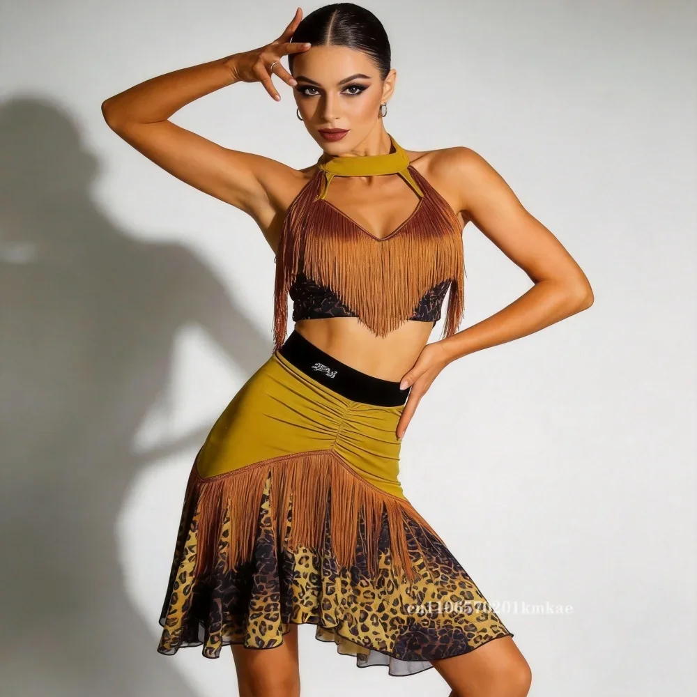 New Latin Practice Clothes Dopamine Performance Suit Ballroom Dance Fringed Skirt Summer Party Dresses Women Clothing Womens
New Latin Practice Clothes Dopamine Performance Suit Ballroom Dance Fringed Skirt Summer Party Dresses Women Clothing Womens