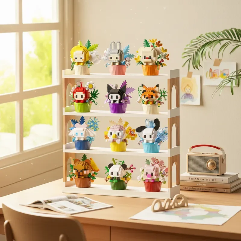 Creative Mini Cartoon Building Blocks for Girls Kids DIY Animals Bricks Potted Plants Puzzle Assembly Decoration Holiday Gift
Creative Mini Cartoon Building Blocks for Girls Kids DIY Animals Bricks Potted Plants Puzzle Assembly Decoration Holiday Gift