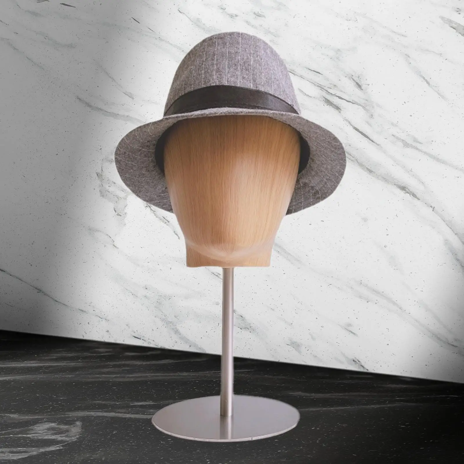 Mannequin Head Model Hat Display Stand Display Hair Hats Hairpieces Wig Display Rack Wood Grain Head Model for Wig Headphones
Mannequin Head Model Hat Display Stand Display Hair Hats Hairpieces Wig Display Rack Wood Grain Head Model for Wig Headphones