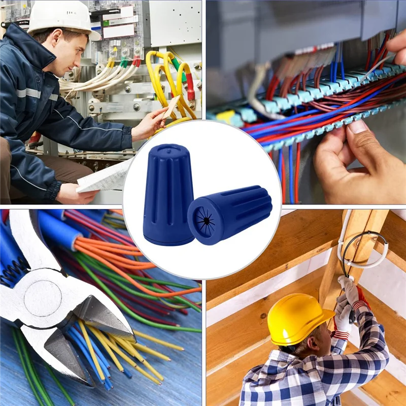 ABLK 50Pcs Waterproof Wire Nuts, Outdoor Electrical Wire Connectors for Sprinkler LED Landscape Light Irrigation Valves Blue
ABLK 50Pcs Waterproof Wire Nuts, Outdoor Electrical Wire Connectors for Sprinkler LED Landscape Light Irrigation Valves Blue