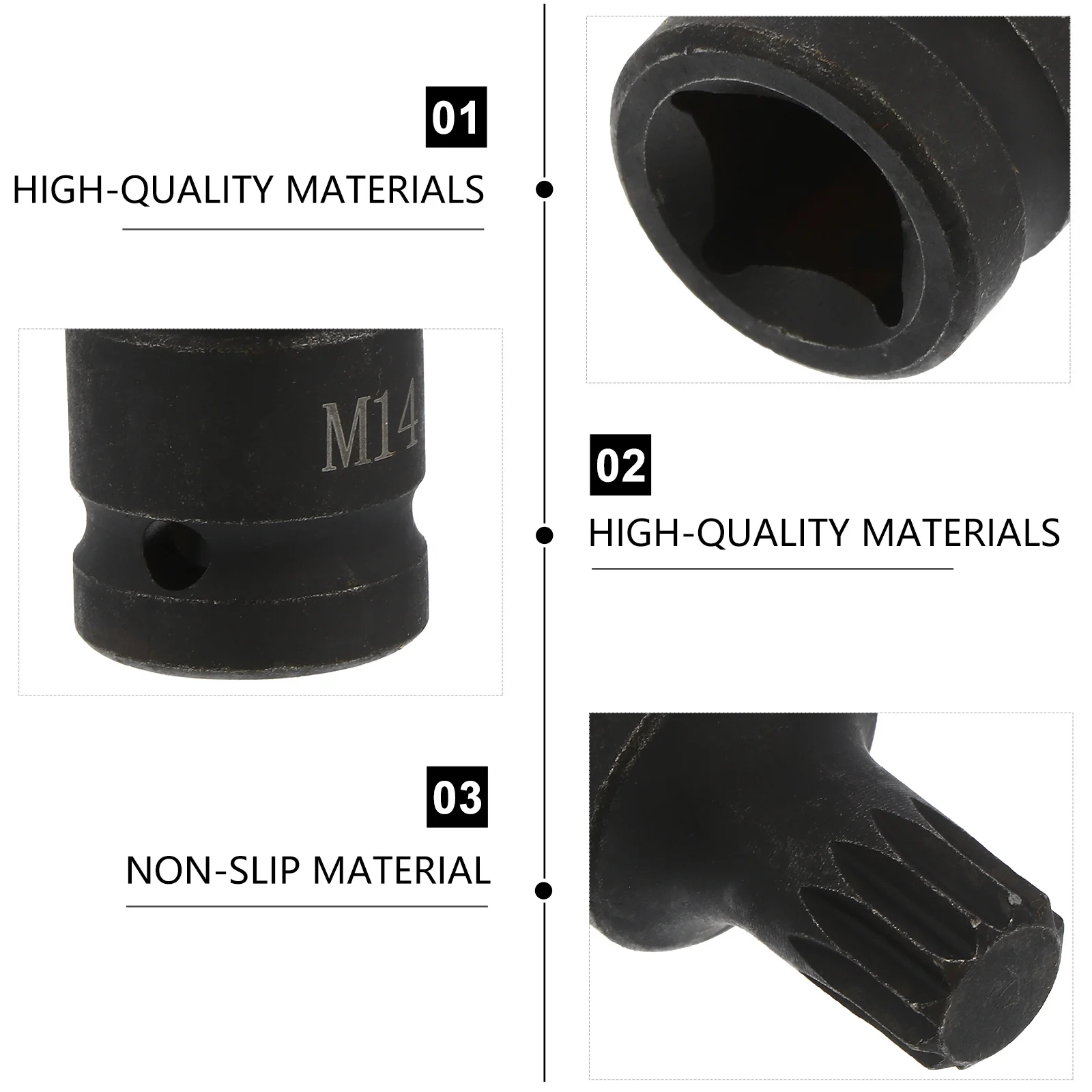 Triple Square Socket Car Brake Tool for Q7 Steel Professional Spline Bit Socket Auto Brake Caliper Removal 
Triple Square Socket Car Brake Tool for Q7 Steel Professional Spline Bit Socket Auto Brake Caliper Removal