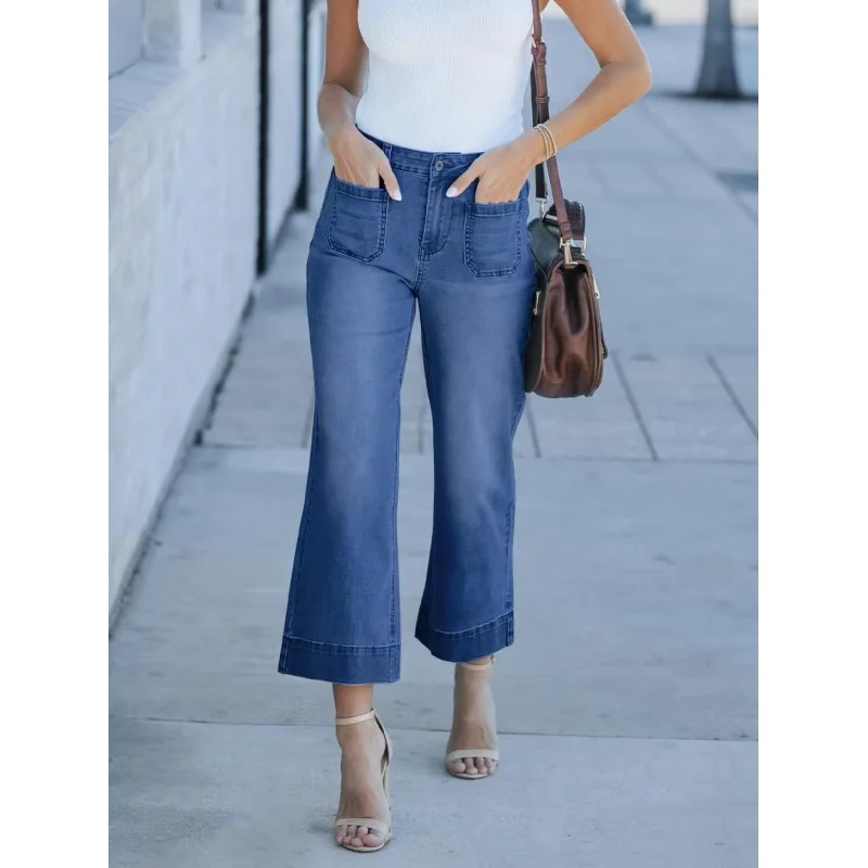 New Curve Exquisite Jasper Dignified Loose Slimming Straight Pants Washed Jeans Fashion Cropped Pants in
New Curve Exquisite Jasper Dignified Loose Slimming Straight Pants Washed Jeans Fashion Cropped Pants in