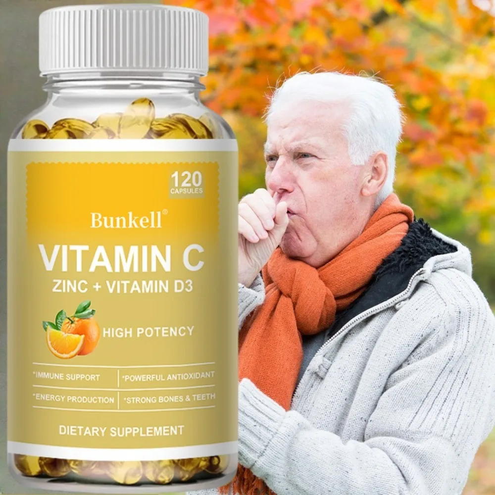Vitamin C, Zinc and Vitamin D3 Supplements Boost The Immune System, Support Joints and Skin, and Cardiovascular Health
Vitamin C, Zinc and Vitamin D3 Supplements Boost The Immune System, Support Joints and Skin, and Cardiovascular Health
