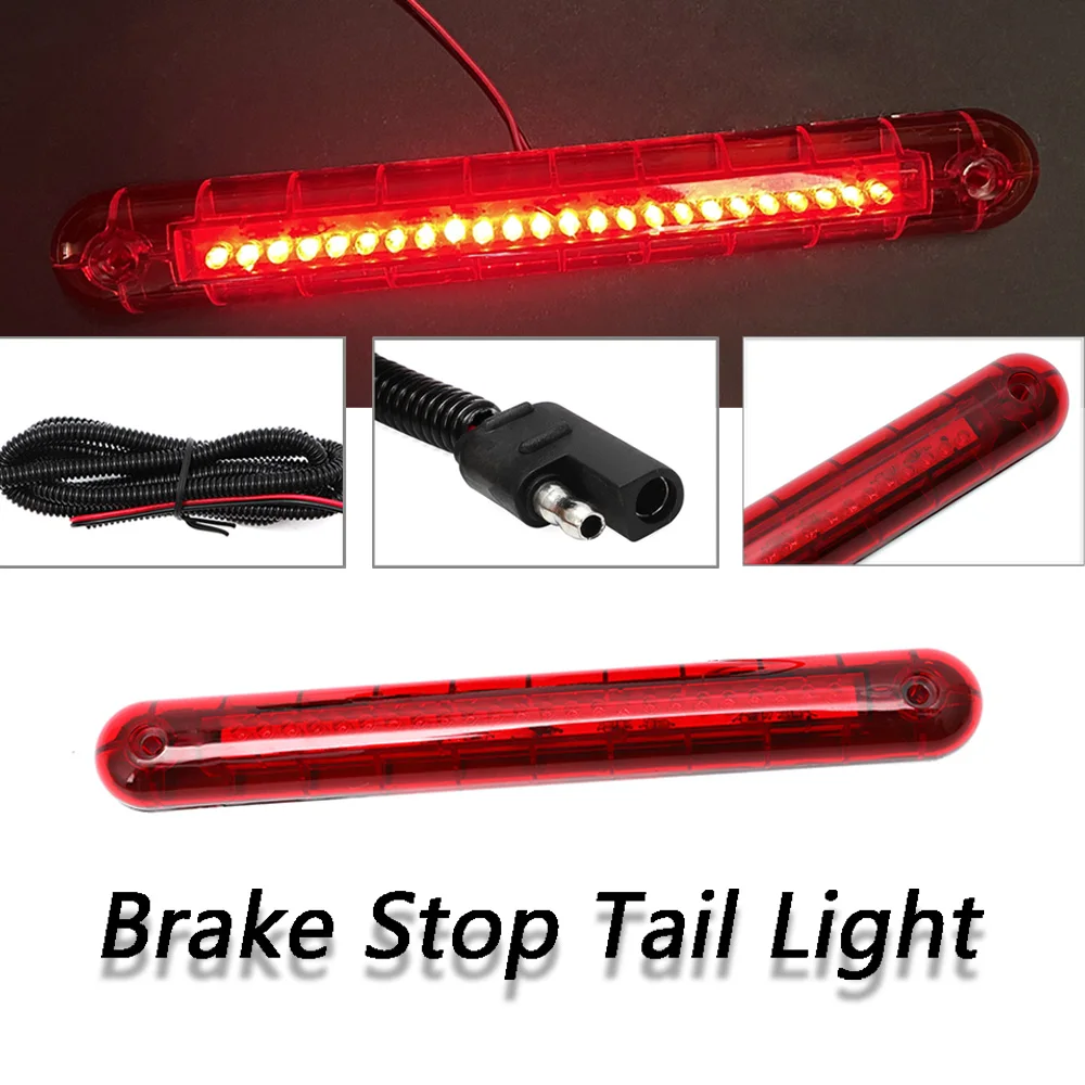 24 LED Brake Light Lamp Universal Car Rear High Mount Third 3rd Brake Stop Tail Light Lamp Taillight
24 LED Brake Light Lamp Universal Car Rear High Mount Third 3rd Brake Stop Tail Light Lamp Taillight