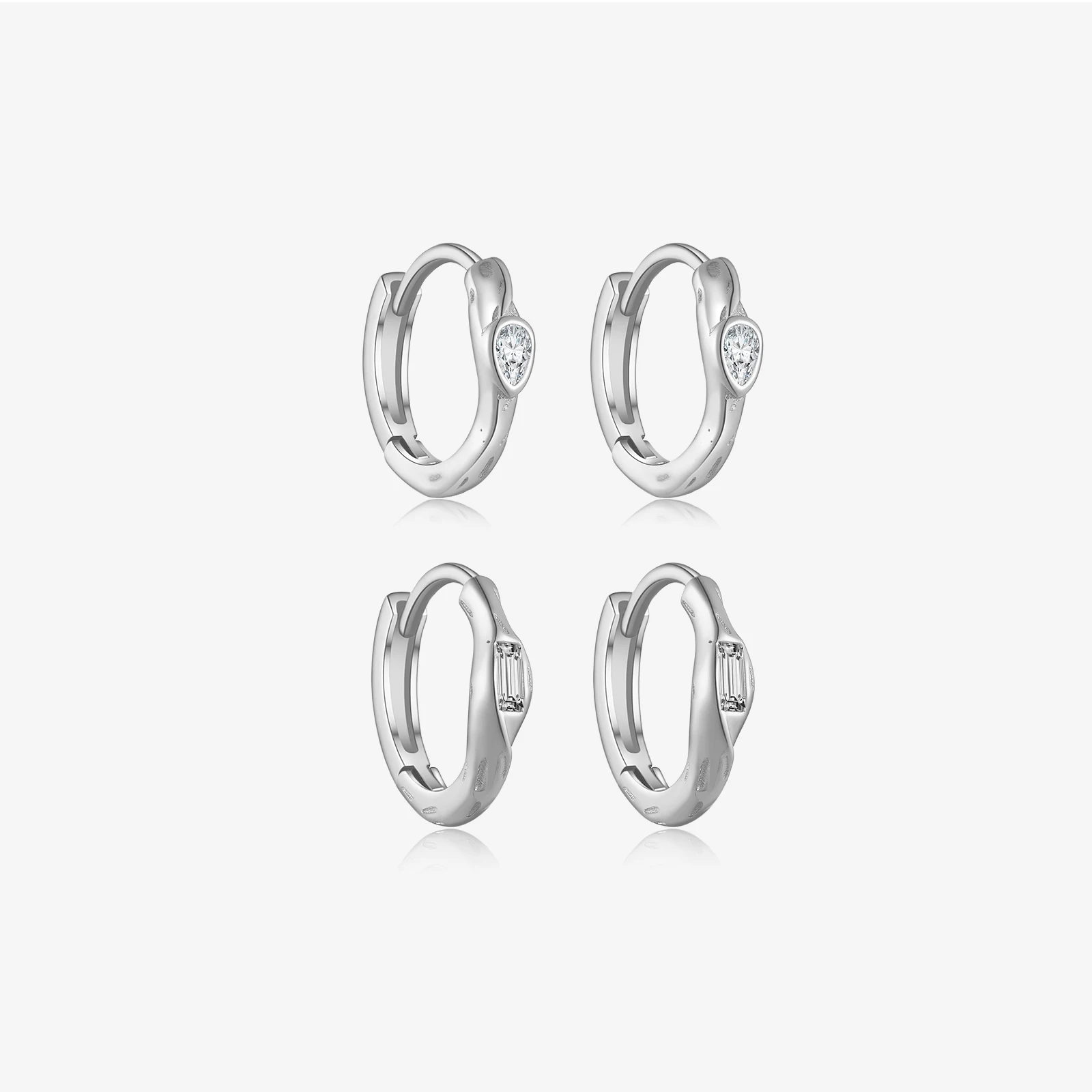 VEWANT 925 Sterling Silver Pear Shape Square Clear Zircon Huggies Hoop Earring 2024 Dainty Wedding Fine Gift Jewelry for Women
VEWANT 925 Sterling Silver Pear Shape Square Clear Zircon Huggies Hoop Earring 2024 Dainty Wedding Fine Gift Jewelry for Women