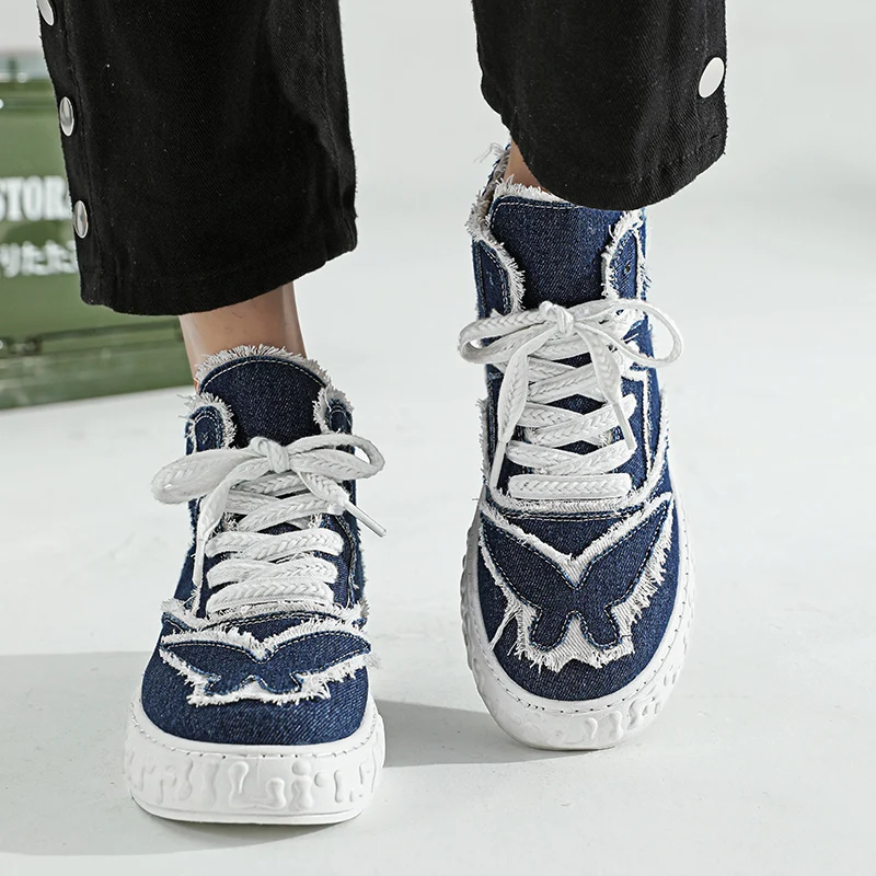 Men's Causal High Top Skate Shoes Breathable Lightweight Non-Slip Sneakers Comfort Fit Walking Shoes for Male
Men's Causal High Top Skate Shoes Breathable Lightweight Non-Slip Sneakers Comfort Fit Walking Shoes for Male