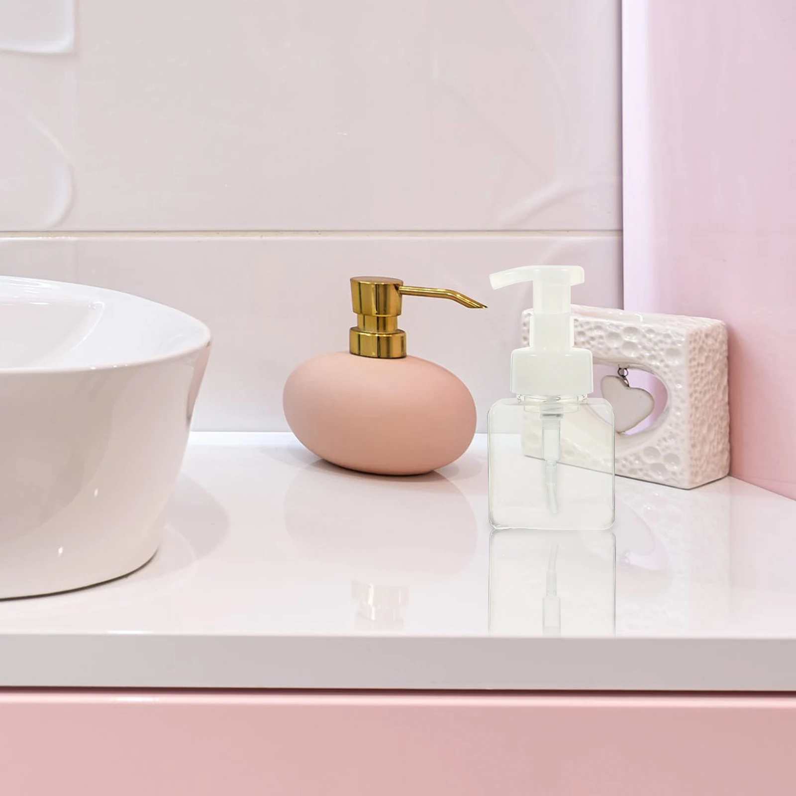 5 pcs 250ml Bottle Transparent Refillable Pump Bottles Pump Bottle For Lotion Shampoo Lotion Bottles For Bathroom Hotel
5 pcs 250ml Bottle Transparent Refillable Pump Bottles Pump Bottle For Lotion Shampoo Lotion Bottles For Bathroom Hotel