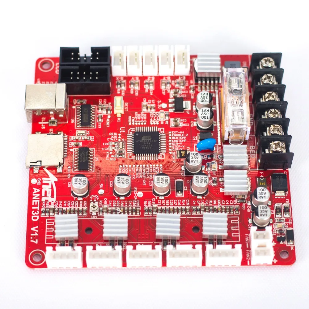 Anet Mainboard A1284-Base V1.7 Base Control Board Mother Board For Reprap 3D Printer Part 3D Printer Accessories
Anet Mainboard A1284-Base V1.7 Base Control Board Mother Board For Reprap 3D Printer Part 3D Printer Accessories