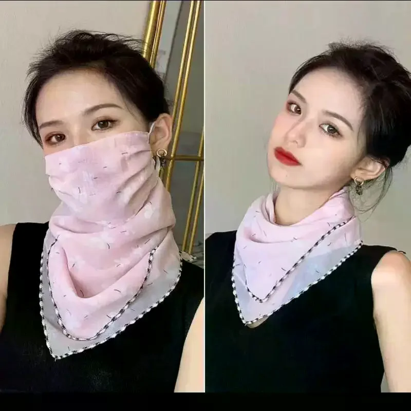 1Pcs Adjustable Protection Face Chiffon Print Mask Women Sun Protection Floral Scarf Ice Silk Neck Protector Bandana
1Pcs Adjustable Protection Face Chiffon Print Mask Women Sun Protection Floral Scarf Ice Silk Neck Protector Bandana