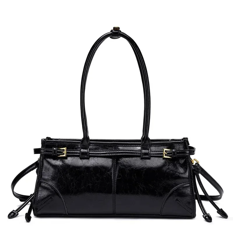 Women's Bag 2026 New Style Commuter Leisure Versatile Tote Bag Retro Oil Wax Leather Handheld Underarm Bag
Women's Bag 2026 New Style Commuter Leisure Versatile Tote Bag Retro Oil Wax Leather Handheld Underarm Bag