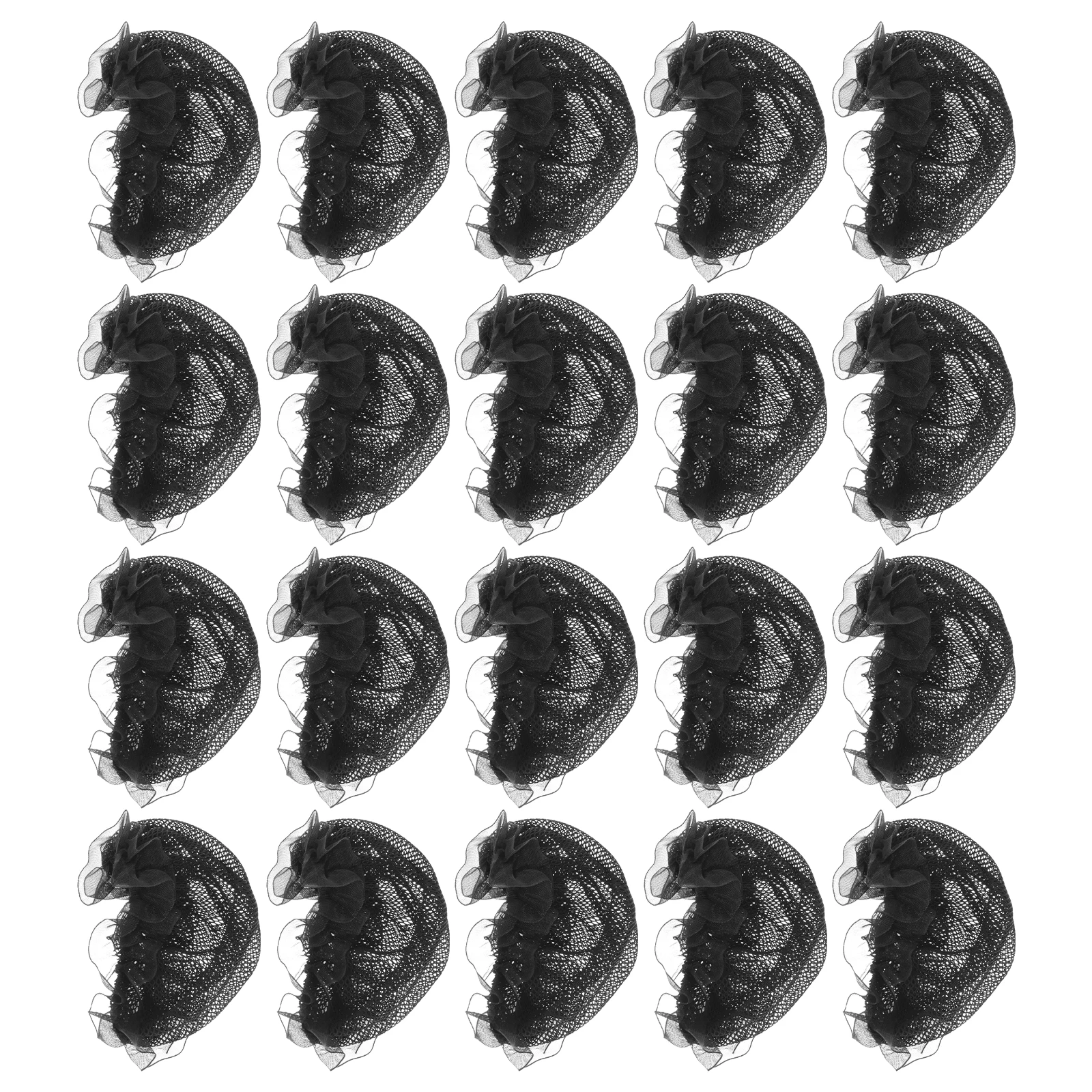 20pcs Black Elastic Hair Net Lightweight Durable Lace Snood Bun Cover Polyester Girls Wedding Prom Everyday Use
20pcs Black Elastic Hair Net Lightweight Durable Lace Snood Bun Cover Polyester Girls Wedding Prom Everyday Use
