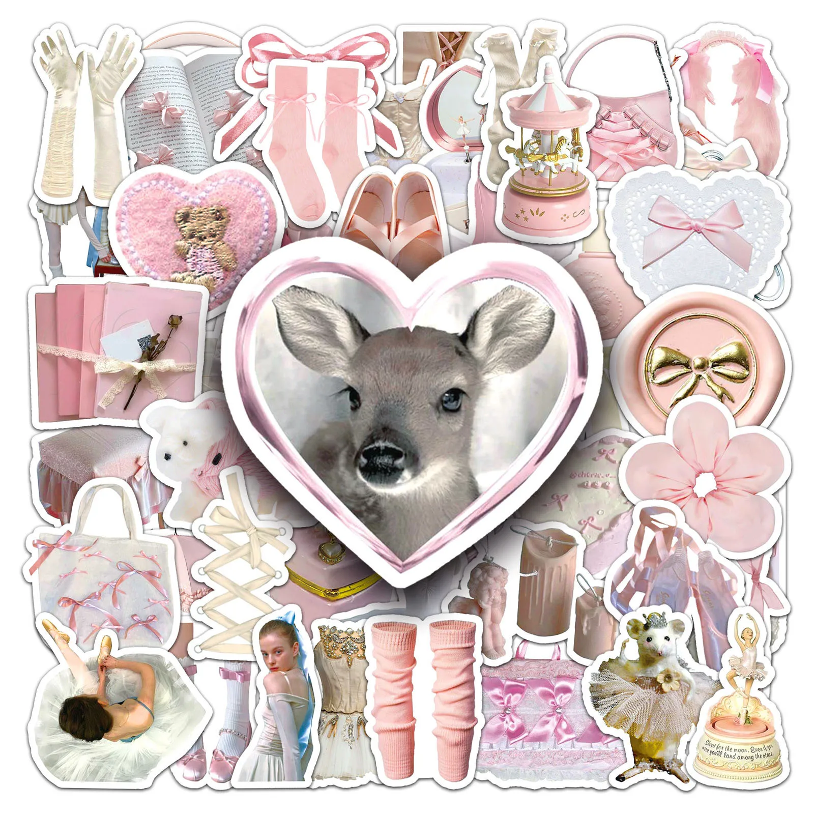 50PCS Ballet Ins Style Pink Graffiti Stickers Pack Decorative Suitcase Water Bottle Notebook Skateboard Self-adhesive
50PCS Ballet Ins Style Pink Graffiti Stickers Pack Decorative Suitcase Water Bottle Notebook Skateboard Self-adhesive