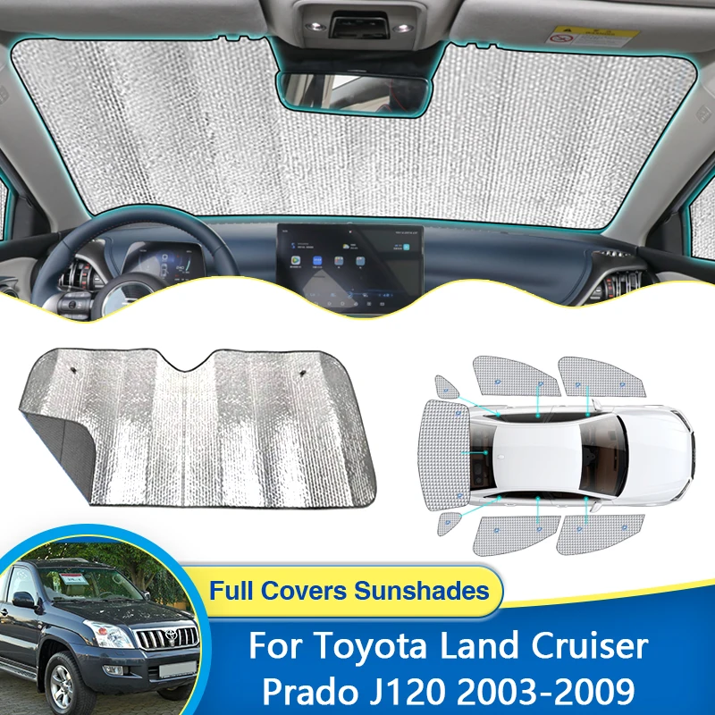 Window Visor For Toyota Land Cruiser Prado J120 LC120 Lexus GX 470 2003~2009 Sunshades Sun Windshields UV Protection Curtains
Window Visor For Toyota Land Cruiser Prado J120 LC120 Lexus GX 470 2003~2009 Sunshades Sun Windshields UV Protection Curtains