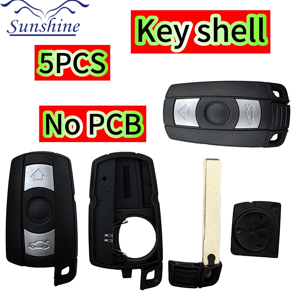 5PCS Car Remote Key Shell Case 3 Button Casing HU92 Key For BMW 1 3 5 6 Series E90 E91 E92 E60 E70 E71 E72 E82 E87 E88 E89
5PCS Car Remote Key Shell Case 3 Button Casing HU92 Key For BMW 1 3 5 6 Series E90 E91 E92 E60 E70 E71 E72 E82 E87 E88 E89
