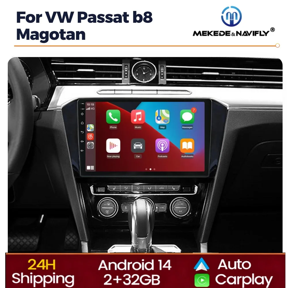 10-дюймовый Android-плеер с CarPlay для Volkswagen VW Passat B8 Magotan, автомобильная мультимедийная система с GPS-навигацией и FM-радио
10-дюймовый Android-плеер с CarPlay для Volkswagen VW Passat B8 Magotan, автомобильная мультимедийная система с GPS-навигацией и FM-радио