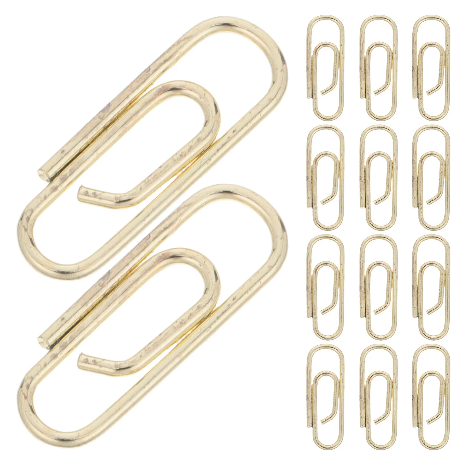 200Pcs Metal Paper Clips Set Small Gold Decorative Shaped Clips for Office School Craft Notes Photos Planners Mini Clip
200Pcs Metal Paper Clips Set Small Gold Decorative Shaped Clips for Office School Craft Notes Photos Planners Mini Clip
