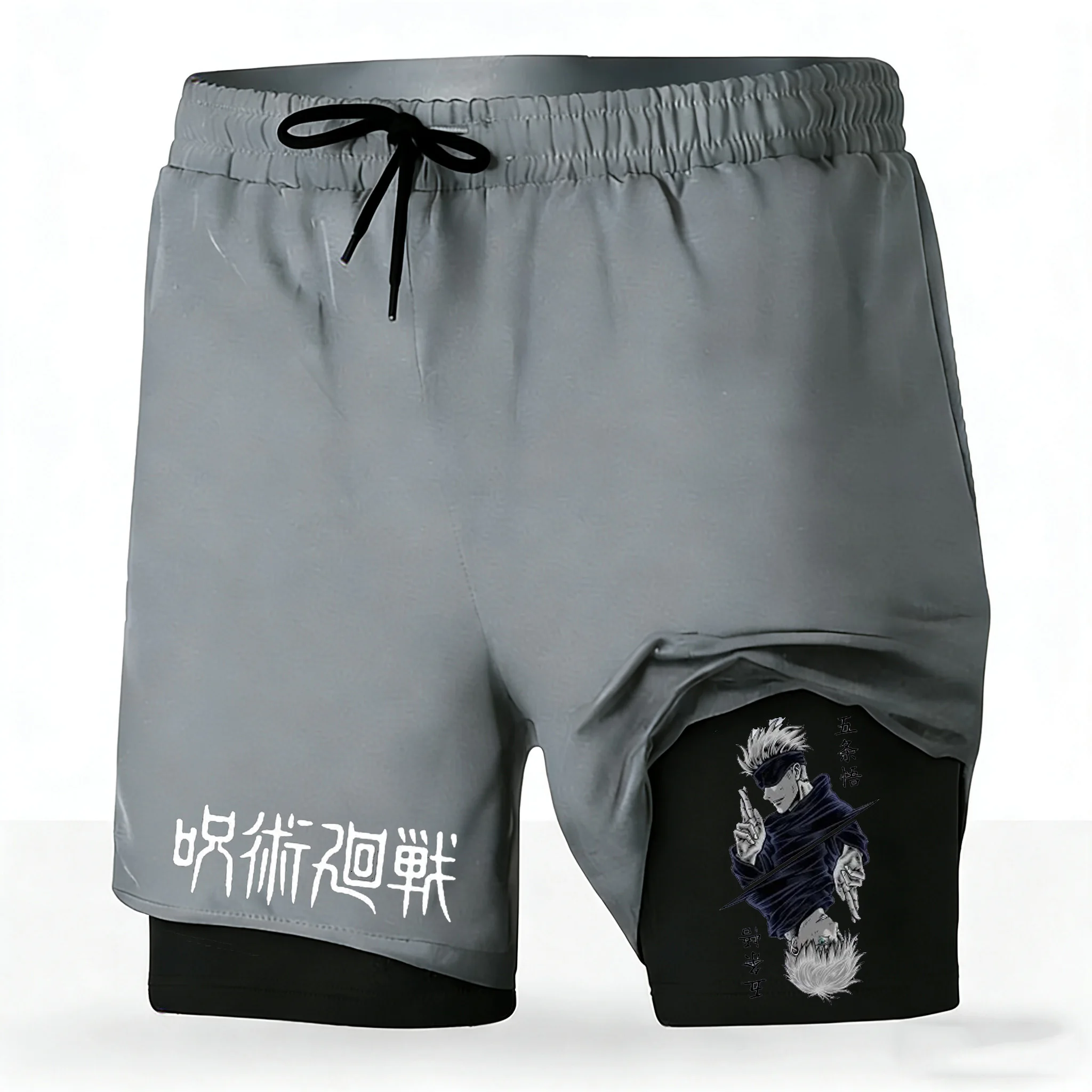 Спортивные шорты Jujutsu Kaisen Satoru Gojo в стиле манга 2-в-1 для тренировок и фитнеса, аниме-дизайн 2026, для мужчин и женщин
Спортивные шорты Jujutsu Kaisen Satoru Gojo в стиле манга 2-в-1 для тренировок и фитнеса, аниме-дизайн 2026, для мужчин и женщин