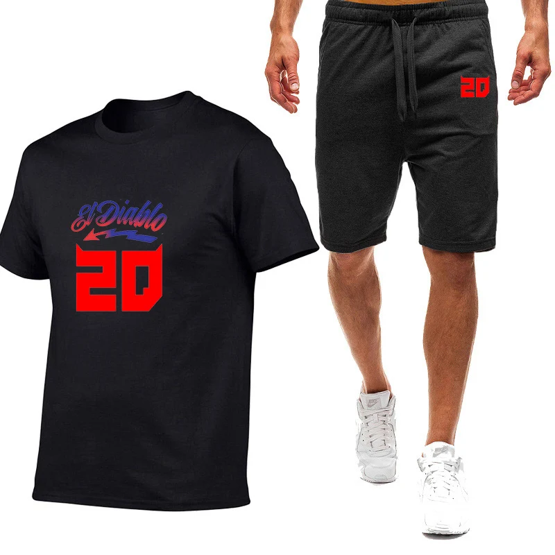 2026 Fabio Quartararo Motorcycle Rider Summer New Men's Eight Color Short-sleeved Simple Casual T-shirt + Shorts Suit
2026 Fabio Quartararo Motorcycle Rider Summer New Men's Eight Color Short-sleeved Simple Casual T-shirt + Shorts Suit