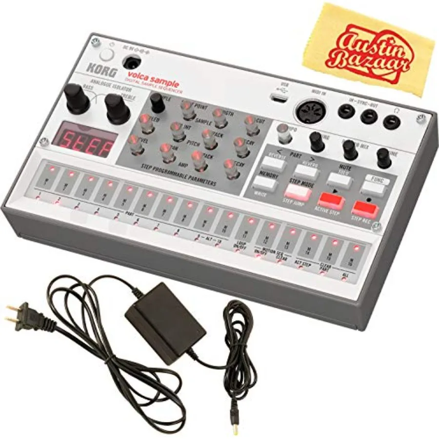 Volca Sample Digital Sample Sequencer Bundle with Power Supply and Austin Bazaar Polishing Cloth
Volca Sample Digital Sample Sequencer Bundle with Power Supply and Austin Bazaar Polishing Cloth
